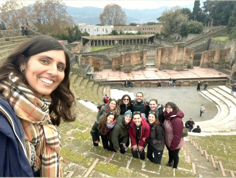 Foto de nuestras visitas guiadas en Pompeya Foto de nuestras visitas guiadas en Pompeya