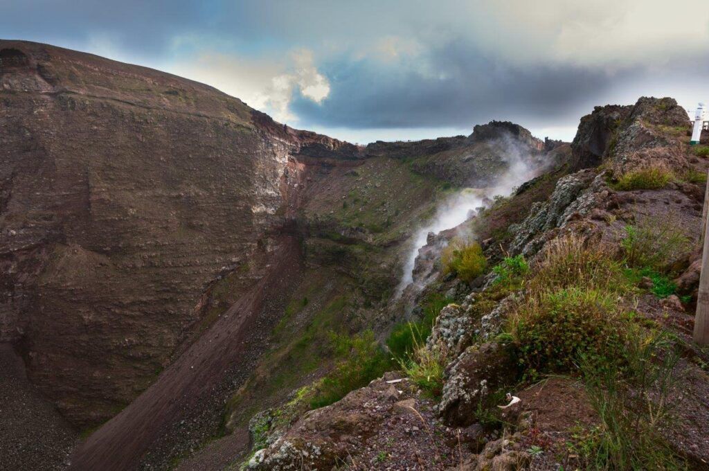 La erupción del Vesubio representada en el arte